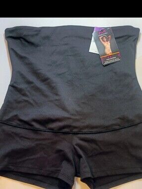 Maidenform Black High-Waist Shaping Boyshort Firm Control Size 2XL NEW